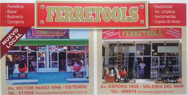 ferretools valeria del mar y ostende