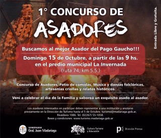 primer concurso de asadores en Madariaga