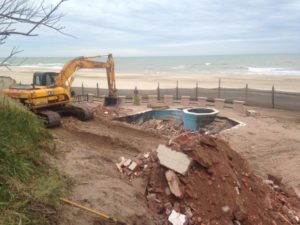 demolición balneario la pérgola valeria del mar